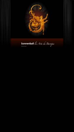 Vorschau der mobilen Webseite www.sonnenball.de, Sonnenball - Les Arts du Baroque