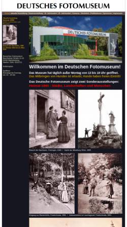 Vorschau der mobilen Webseite www.fotomuseum.eu, Leipzig, Kamera- und Fotomuseum