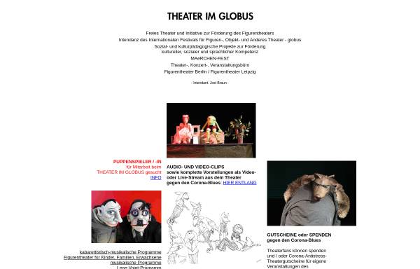 Vorschau von www.theatreart.de, Theater im Globus