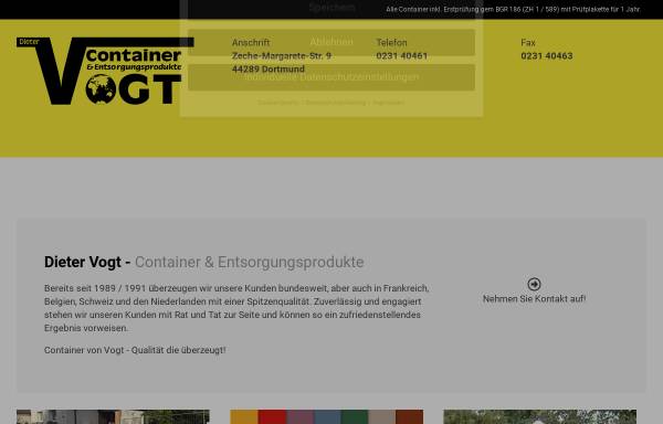 Vogt Container und Entsorgungsprodukte, Inh. Dieter Vogt
