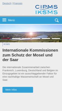 IKSMS - Internationale Kommissionen zum Schutz von Mosel und Saar