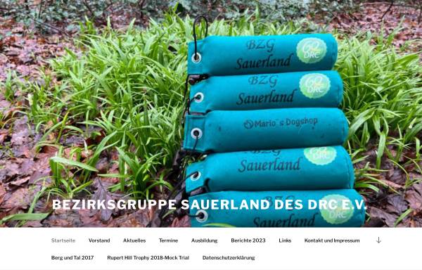 Vorschau von www.drc-sauerland.de, DRC Bezirksgruppe Sauerland
