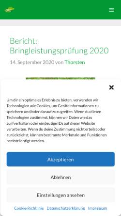 Vorschau der mobilen Webseite drc-bzg-siegerland-westerwald.de, DRC Bezirksgruppe Siegerland-Westerwald