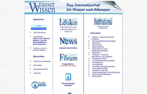 Vorschau von www.wasser-wissen.de, Wasser-Wissen