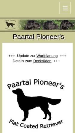 Vorschau der mobilen Webseite www.paartal-pioneers.de, Paartal Pioneer's
