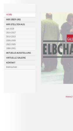 Vorschau der mobilen Webseite www.galerie-elbchaussee.de, Galerie Elbchaussee