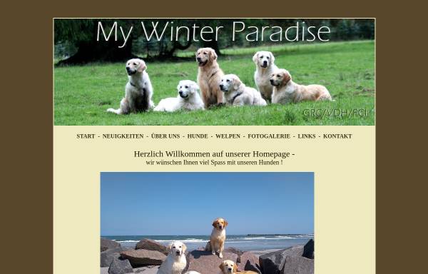 Vorschau von www.mywinterparadise.de, My Winter Paradise