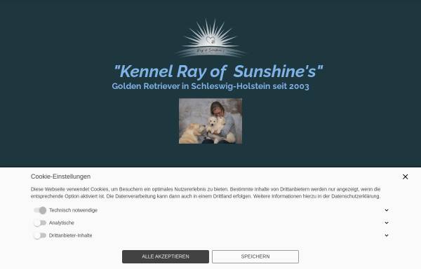 Vorschau von ray-of-sunshine.de, Ray of Sunshine