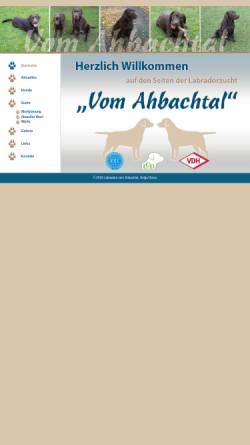 Vorschau der mobilen Webseite p30652.typo3server.info, Vom Ahbachtal