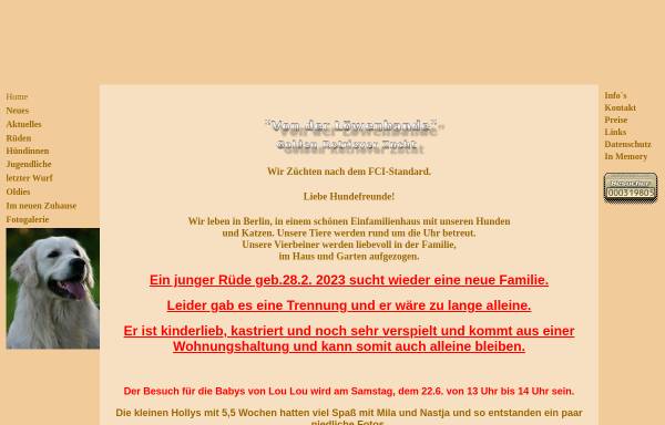 Vorschau von www.hunde-haus.de, Von der Löwenbande