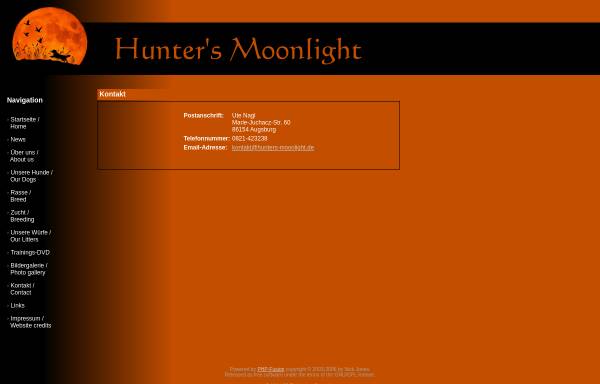 Vorschau von www.hunters-moonlight.de, Hunter's Moonlight