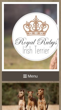 Vorschau der mobilen Webseite www.royal-rubys.de, Royal Rubys