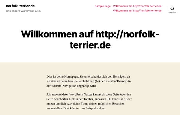 Vorschau von www.norfolk-terrier.de, Klein Darling