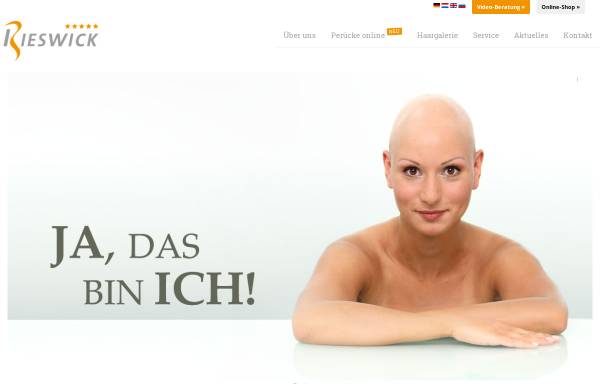 Vorschau von www.rieswick.de, Klinische Haarmode Rieswick