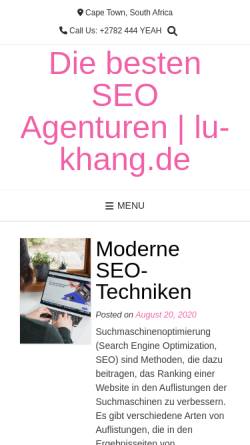 Vorschau der mobilen Webseite www.lu-khang.de, Von Lu-Khang