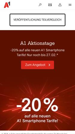 Vorschau der mobilen Webseite members.aon.at, Von Badersteig