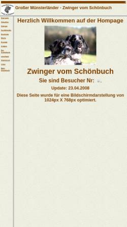 Vorschau der mobilen Webseite www.vom-schoenbuch.de, Vom Schönbuch