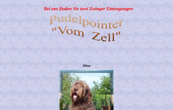 Vorschau von www.pudelpointer-vom-zell.de, Vom Zell