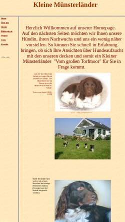 Vorschau der mobilen Webseite kleiner-muensterlaender.de, Vom großen Torfmoor