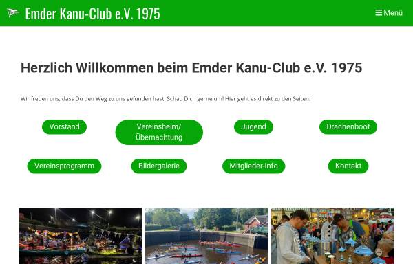 Vorschau von www.emder-kanu-club.de, Emder Kanu Club