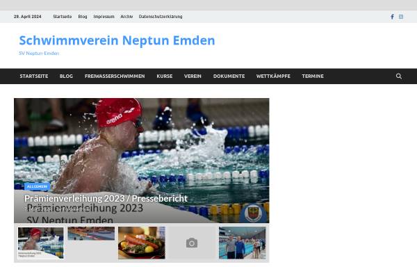 Vorschau von www.neptun-emden.de, Schwimmverein Neptun Emden e.V.