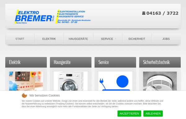 Vorschau von www.elektro-bremer.de, Elektro Bremer OHG