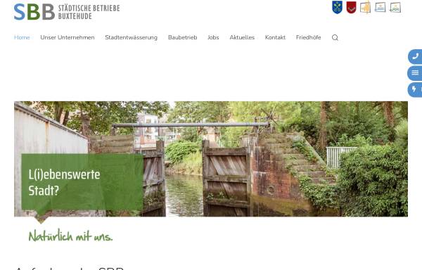 Vorschau von www.stadtentwaesserung-buxtehude.de, Stadtentwässerung Buxtehude