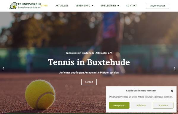 Vorschau von www.tennisbuxtehude.de, Tennisverein Buxtehude Altkloster e.V.