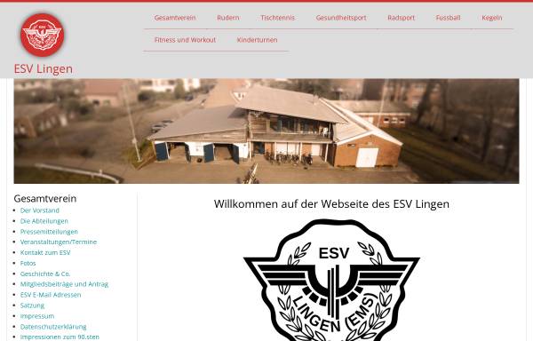 Vorschau von www.esv-lingen.de, ESV Lingen