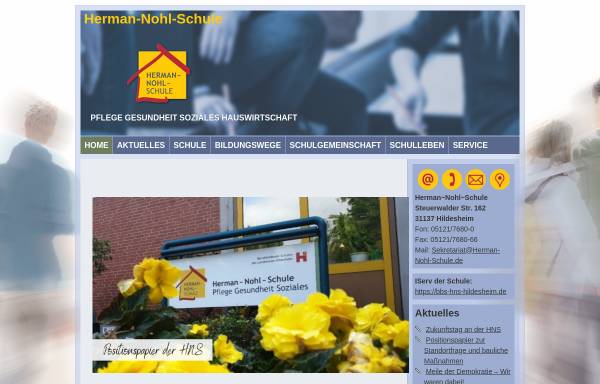 Vorschau von www.herman-nohl-schule.de, Herman-Nohl-Schule