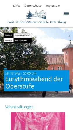 Vorschau der mobilen Webseite www.frss-ottersberg.de, Freie Rudolf-Steiner-Schule