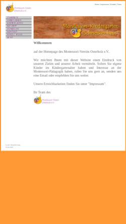Vorschau der mobilen Webseite www.montessori-ohz.de, Montessori-Verein Osterholz e.V.