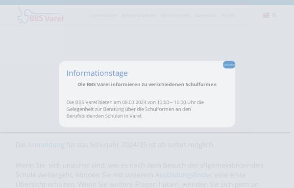 Vorschau von www.bbs-varel.de, Berufsbildende Schulen