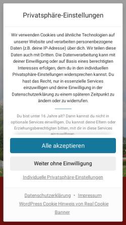 Vorschau der mobilen Webseite sgbeverstedt.de, Sportgemeinschaft Beverstedt