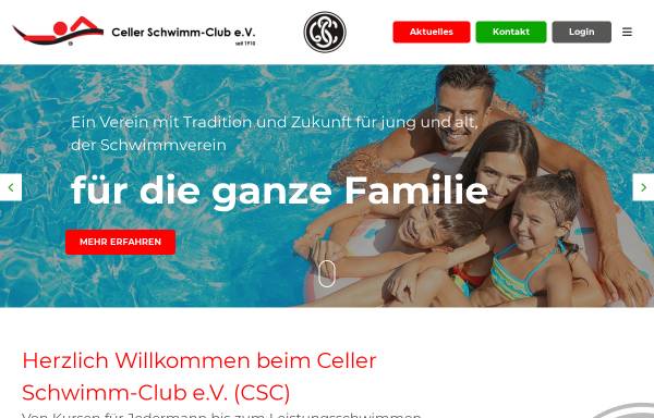 Vorschau von www.cellersc.de, Celler Schwimm-Club e.V. von 1910