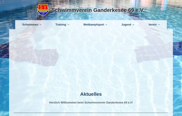 Vorschau von www.svg69.de, Schwimmverein Ganderkesee 69 e. V.