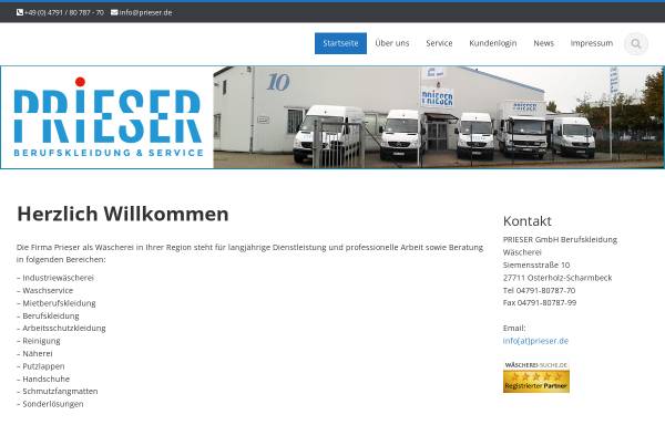 Vorschau von www.prieser.de, Prieser GmbH