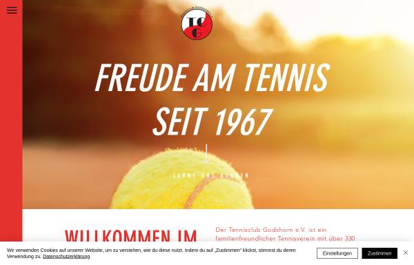 Vorschau von www.tcgodshorn.de, Tennis Club Godshorn e.V.
