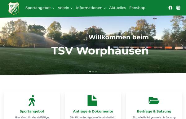 Vorschau von www.tsvworphausen.de, TSV Worphausen e.V. von 1949