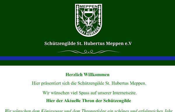 Vorschau von www.hubertus-meppen.de, Schützenverein St. Hubertus in Meppen