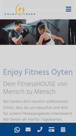 Vorschau der mobilen Webseite enjoy-fitness.de, Enjoy Fitness