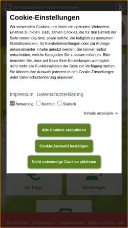 Vorschau der mobilen Webseite www.tsvbassen.de, TSV 