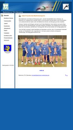 Vorschau der mobilen Webseite www.tsvottersberg-badminton.de, Badminton im TSV Ottersberg