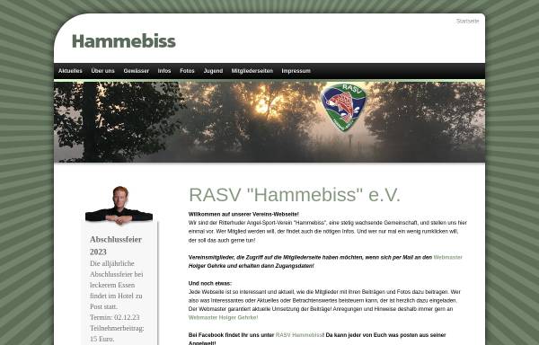 Vorschau von hammebiss.de, Ritterhuder Angelsportverein Hammebiss e.V.
