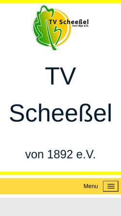 Vorschau der mobilen Webseite www.tv-scheessel.de, Turnverein Scheeßel von 1892 e.V.