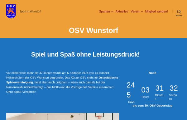 OSV Wunstorf - Der etwas andere Sportverein in Wunstorf