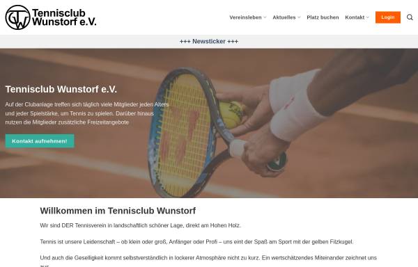 Vorschau von www.tc-wunstorf.de, Tennis-Club Wunstorf e.V.