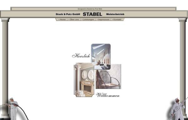 Vorschau von www.stabel.info, Stabel Stuck und Putz GmbH