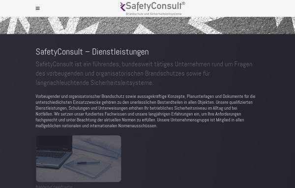 Vorschau von www.safetyconsult.de, SafetyConsult
