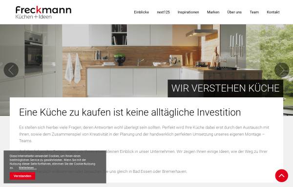 Vorschau von www.kuechen-freckmann.de, Küchen Freckmann